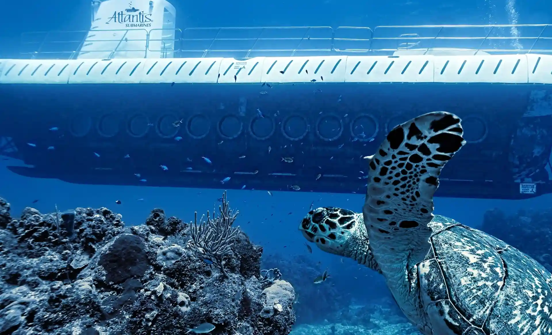 Atlantis: el primer submarino que pasea por el Caribe de México