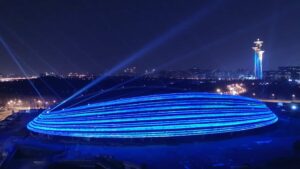 Ice Ribbon: el nuevo estadio para los Juegos Olímpicos de Beijing 2022