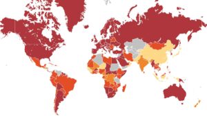 Los países más inseguros para viajar en febrero de 2022 según los CDC