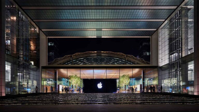 El nuevo Apple Store en Abu Dabi con cascadas y diseño sorprendente