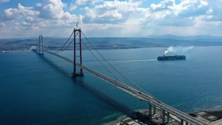 Así es el nuevo puente colgante en Turquía: el más largo del mundo