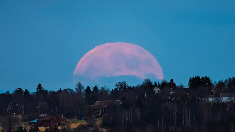 ¿Cuándo es la luna llena rosa y por qué tiene ese nombre?