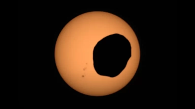 Así se ve un eclipse solar desde Marte: un video de la NASA lo muestra