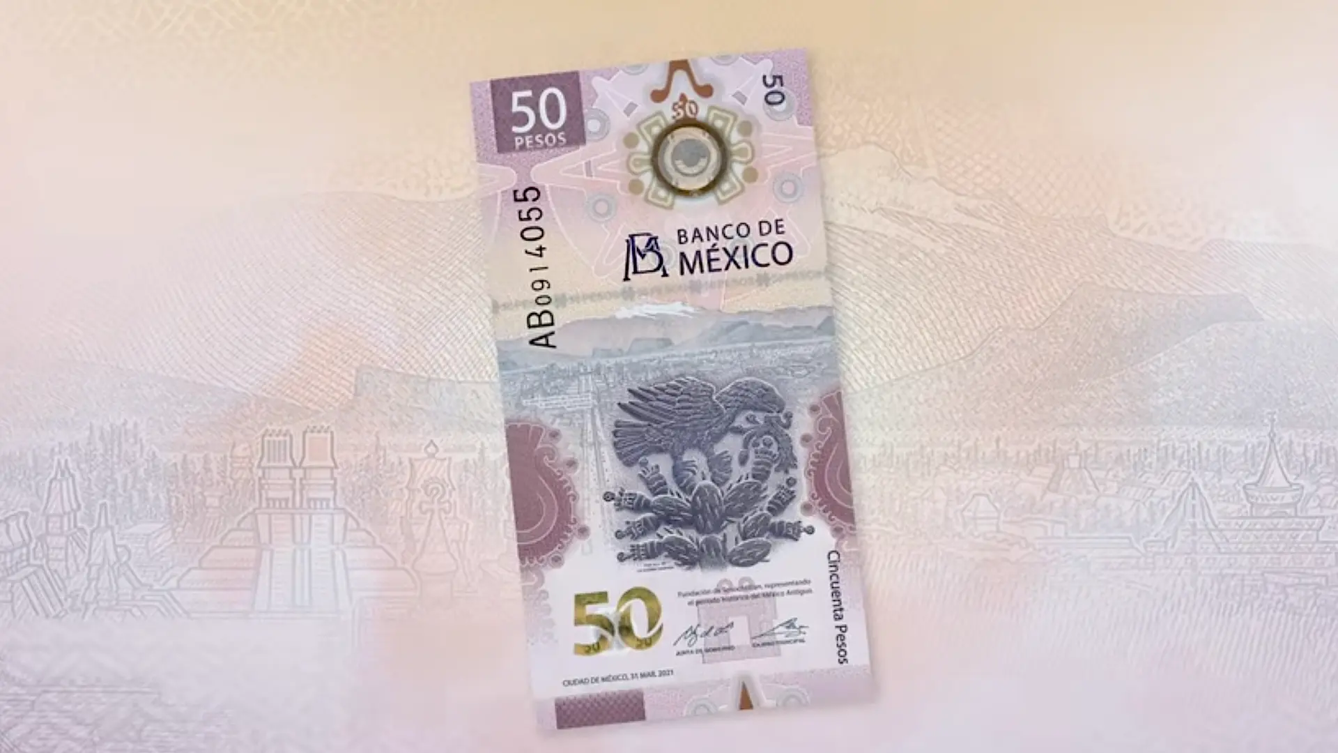 El billete más lindo del mundo es de México