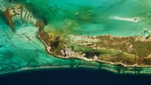Lo mejor del Caribe: así se ve Belice desde el espacio