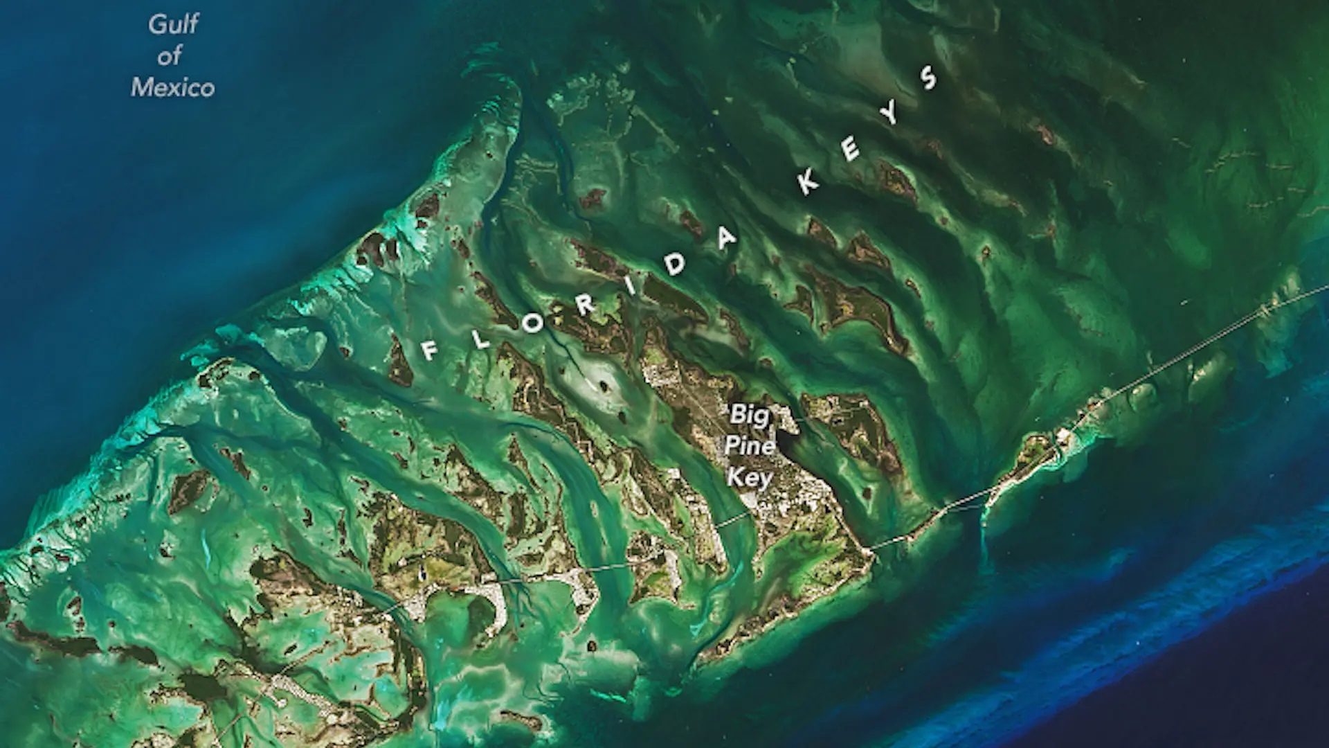 Así se ven los Cayos de Florida desde el espacio: imágenes — 