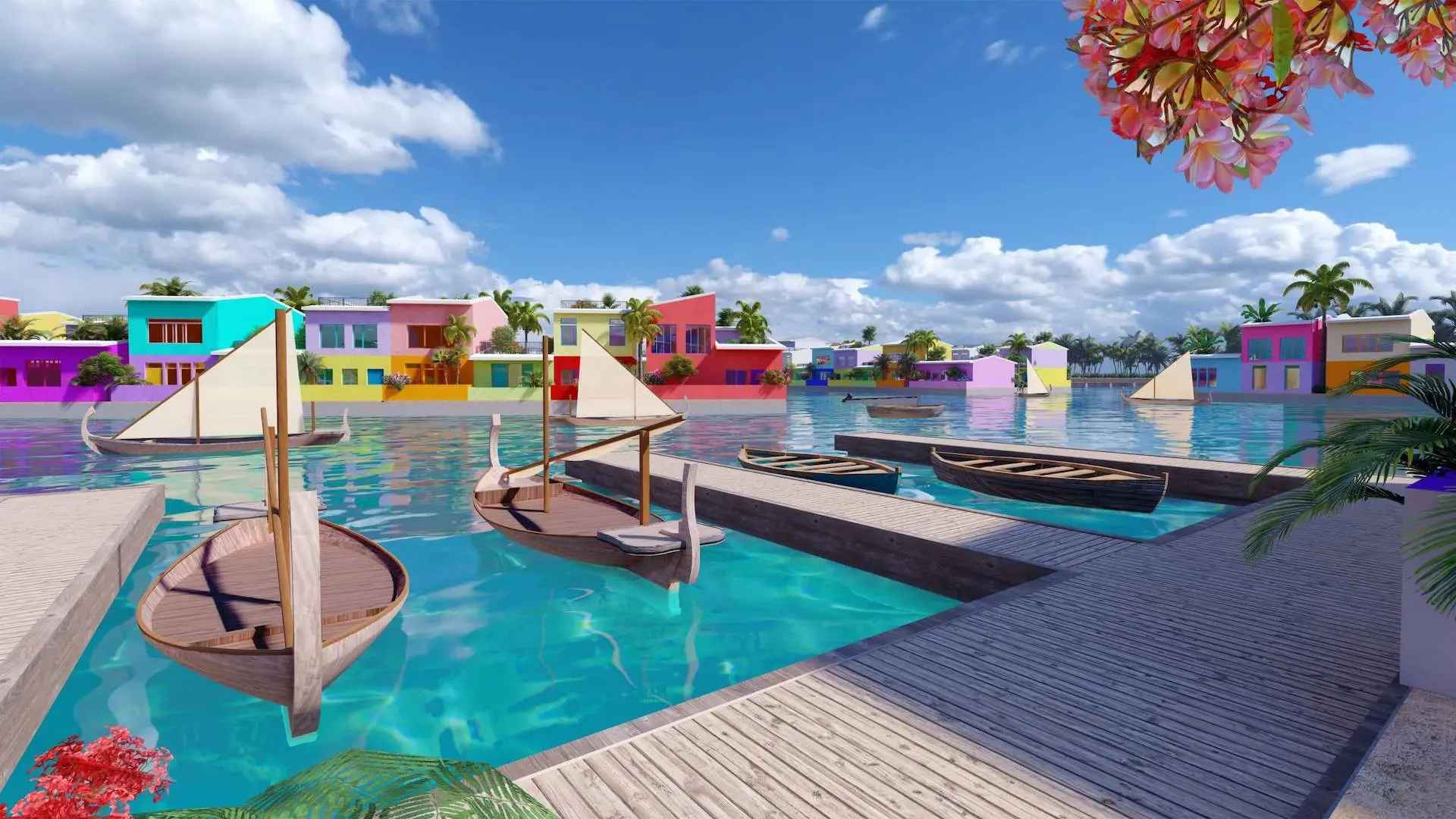 Así es la impresionante nueva ciudad flotante en las islas Maldivas