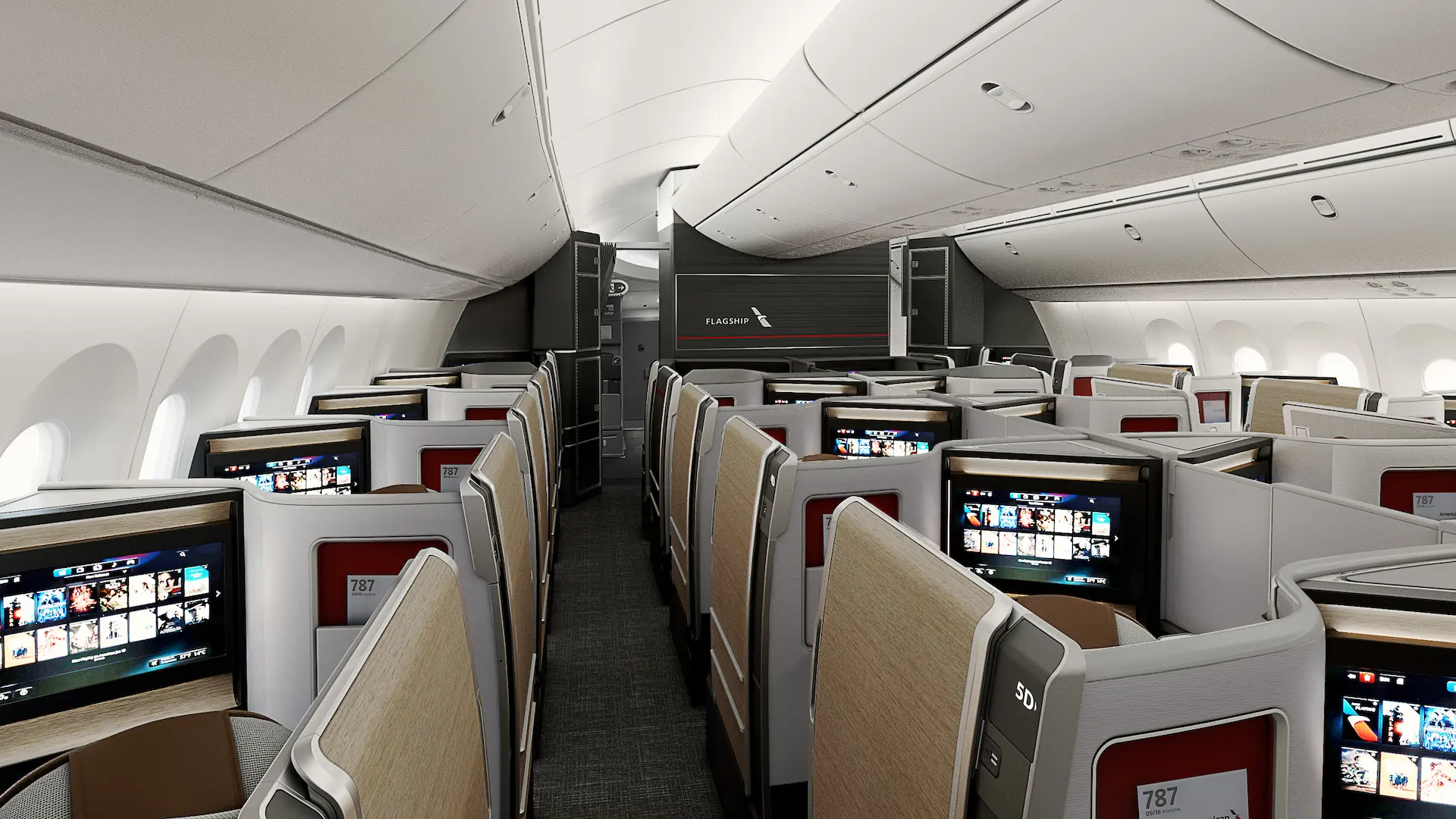 Así serán los nuevos asientos en Premium Economy y Business de American Airlines