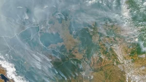 Los incendios y humo en Latinoamérica son estudiados por la NASA