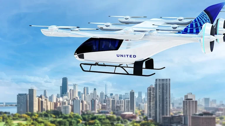 Así serán los nuevos taxis eléctricos de United Airlines: ¿adiós aviones?