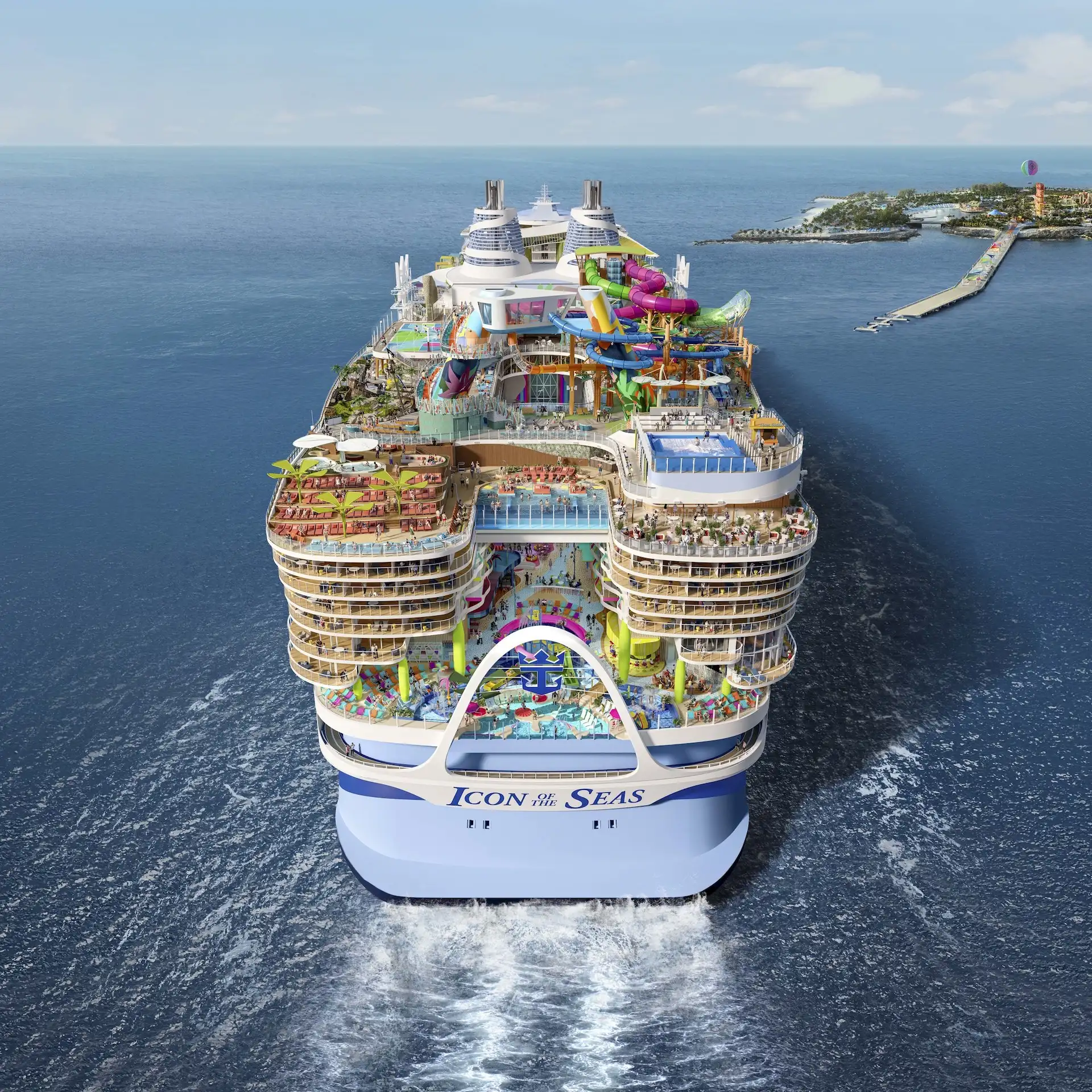 Icon of The Seas, the biggest crucero of the world of Royal Caribbean — Conocedores.com