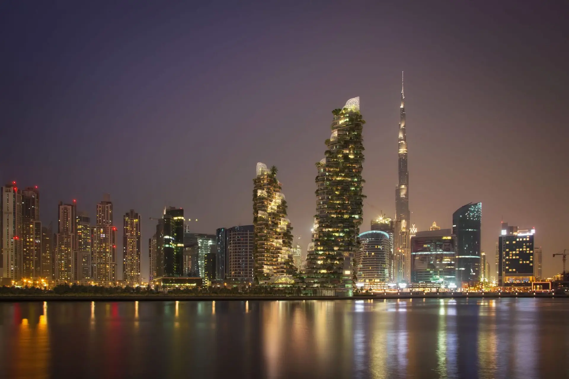 Así serán los nuevos rascacielos de Dubái con forma de bosques verticales