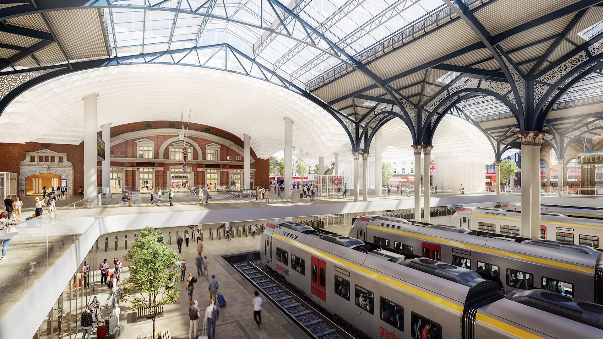 Así es el proyecto para remodelar la estación de trenes de Londres