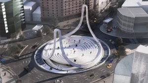 El revolucionario diseño para la plaza pública Vali-Asr en Teherán: imágenes