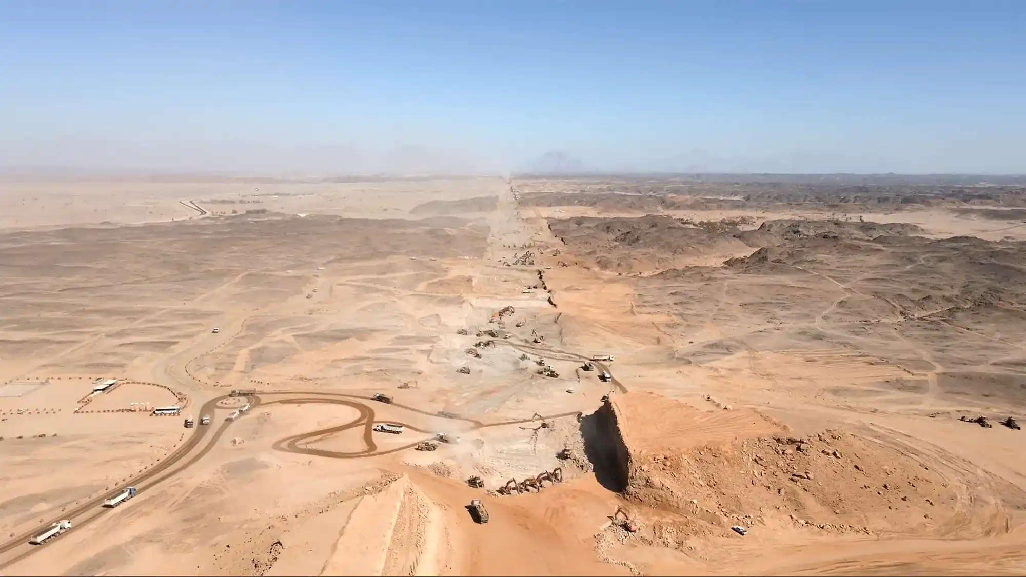 Más avances en la construcción de The Line en Arabia Saudita: lo nuevo