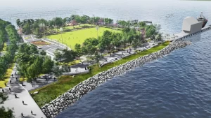 Así será la primera playa pública de Manhattan: Gansevoort Peninsula