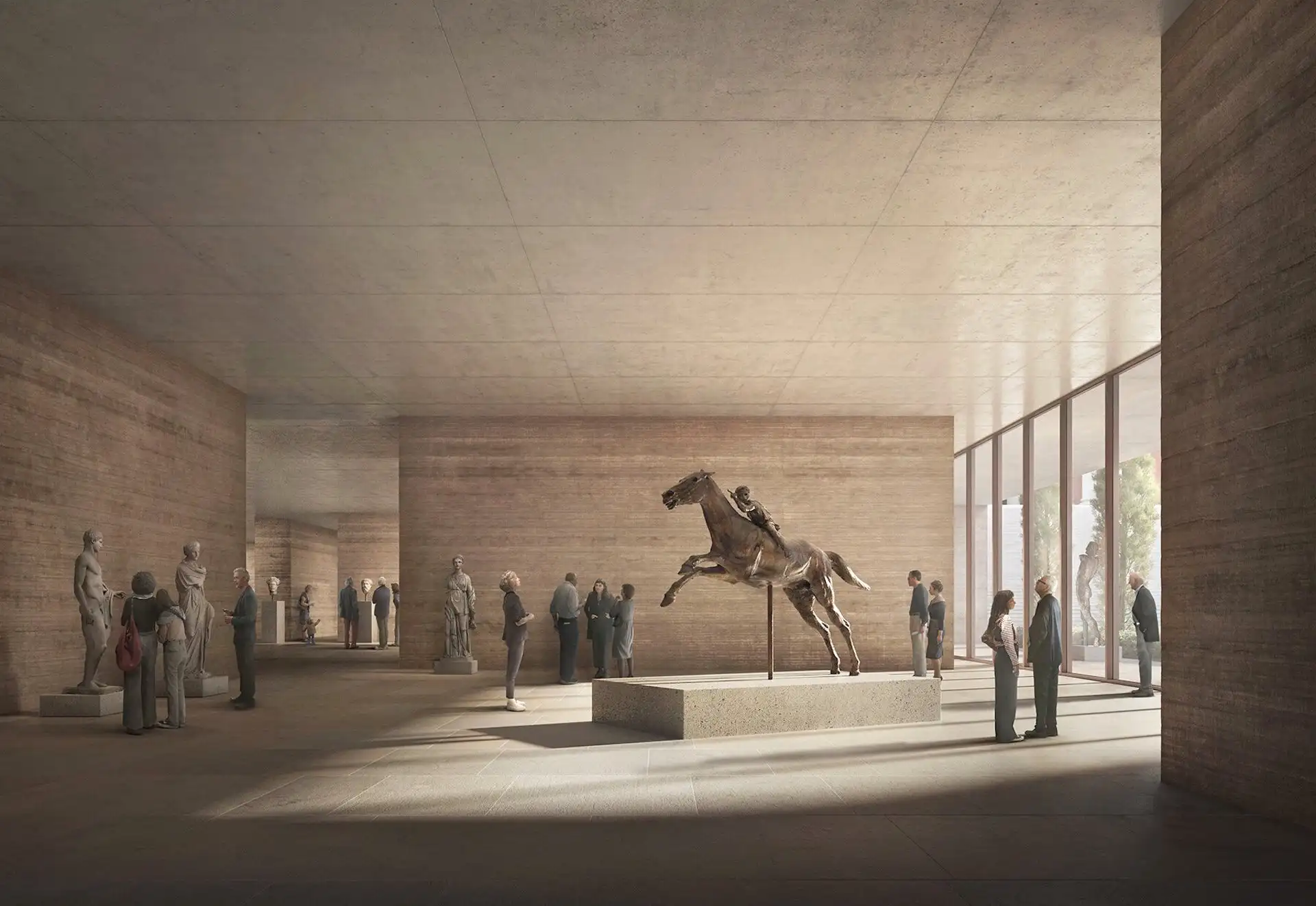 Así como Giza en Egipto, Atenas tendrá su nuevo museo arqueológico