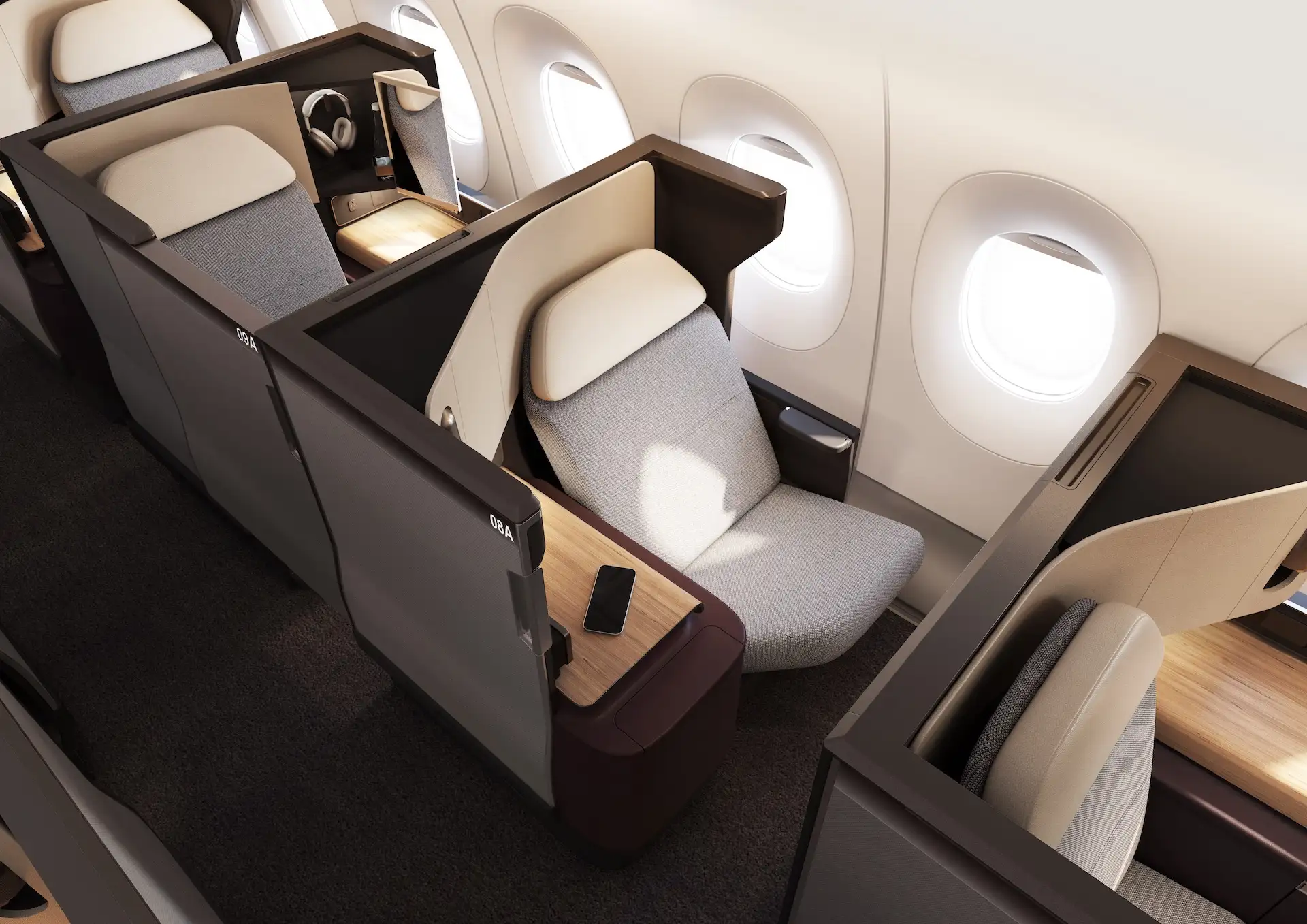 Así son los nuevos asientos en First y Business Class de Qantas