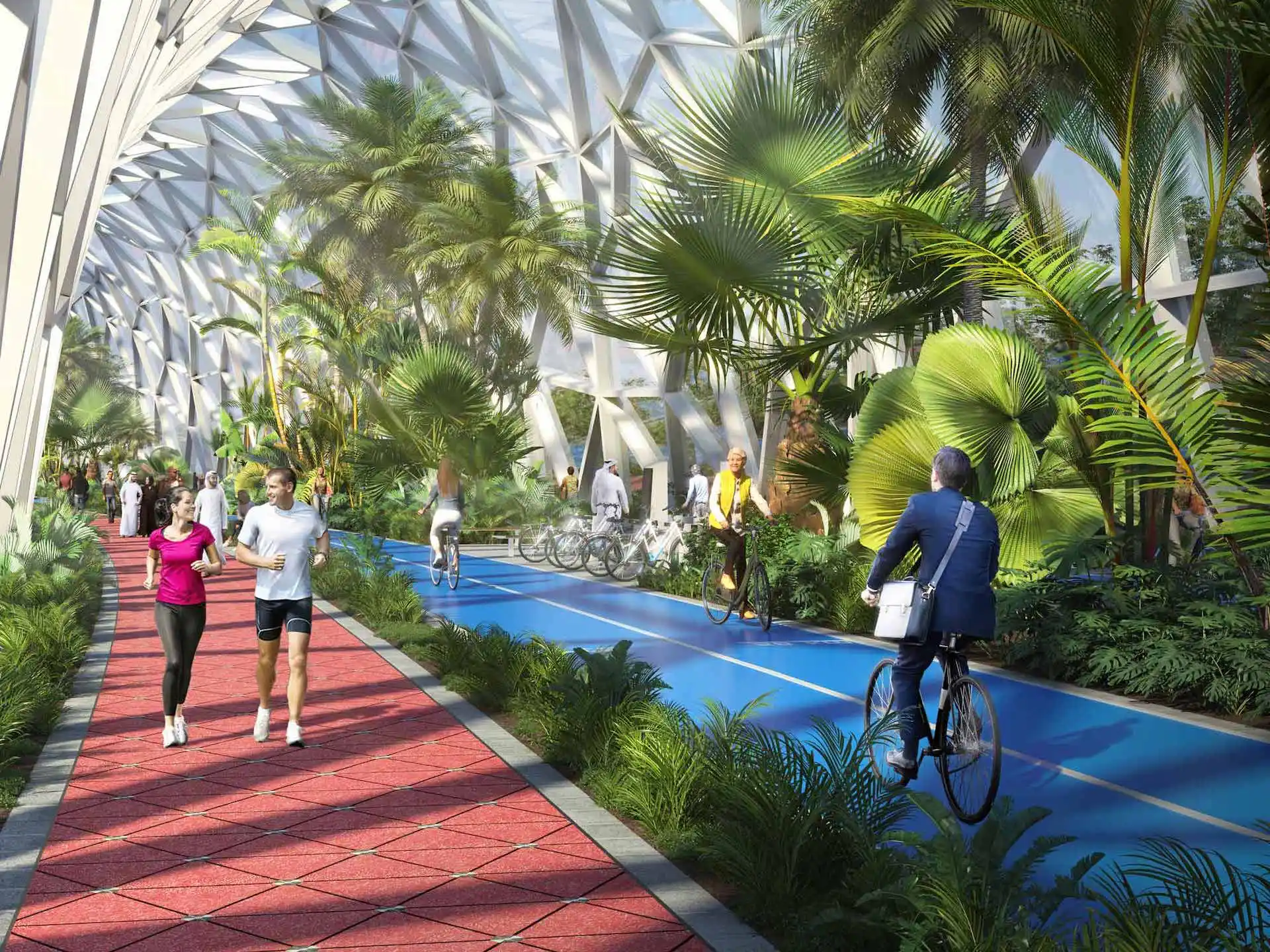 Así es The Loop Dubái: como el High Line pero con aire acondicionado