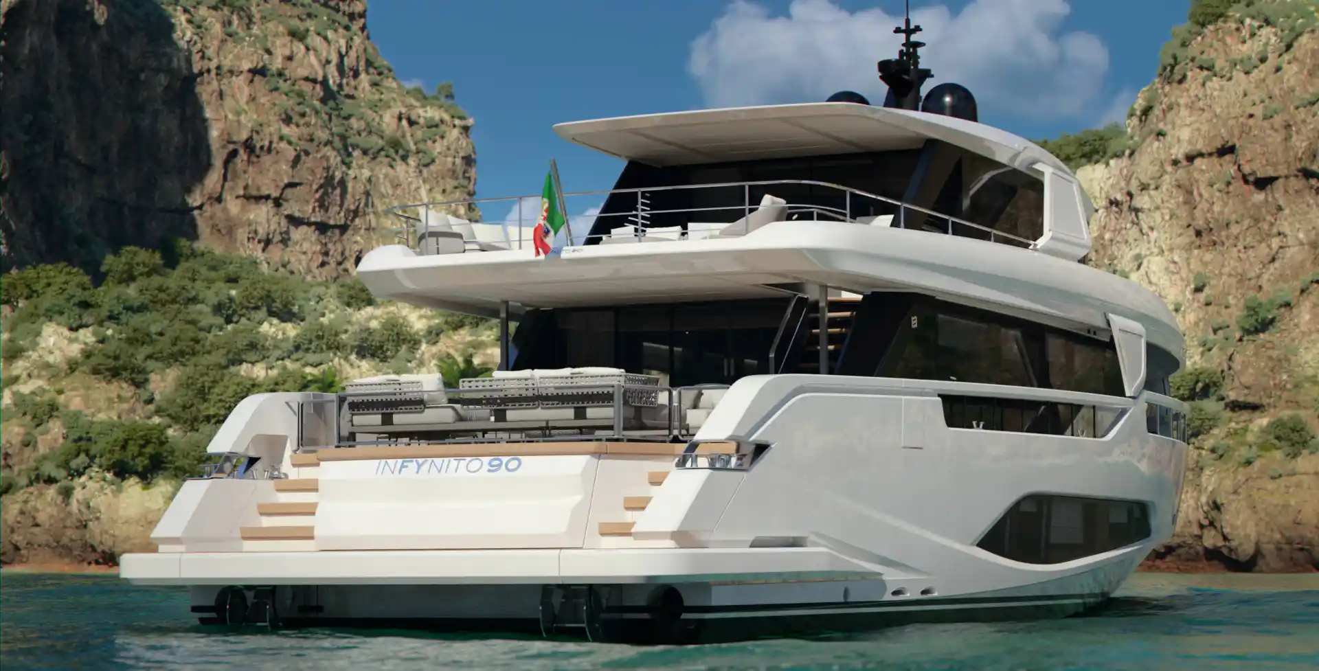 InFYnito 90: así es el nuevo yate de lujo de Ferretti Yachts