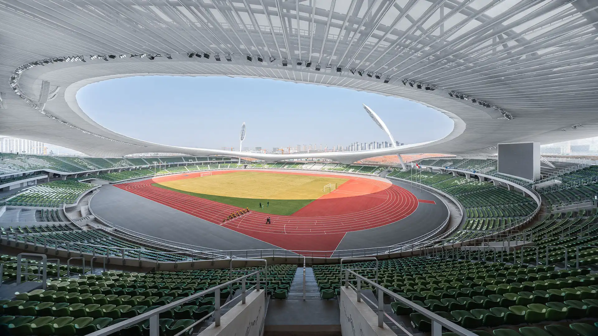 Así es el parque deportivo y estadio cubierto más grande del mundo