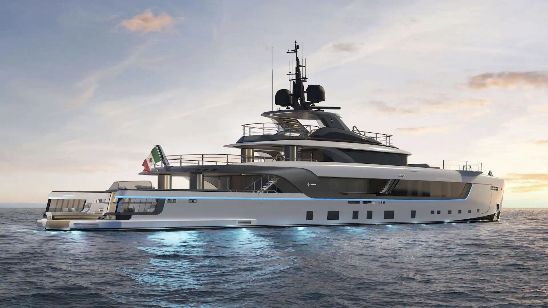 Este es el nuevo yate de lujo Admiral diseñado por Giorgio Armani: imágenes