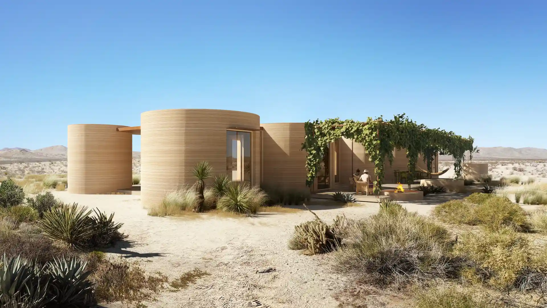 Así será el hotel El Cósmico, el primer campamento 3D