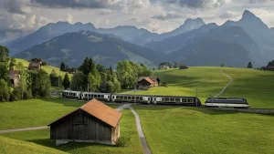 El nuevo tren panorámico favorito en Suiza, GoldenPass Express: video