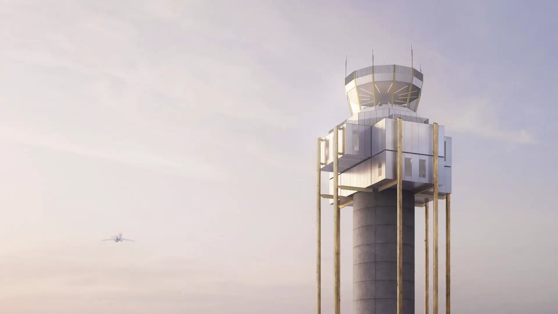 Así serán las nuevas torres de control en los aeropuertos de Estados Unidos