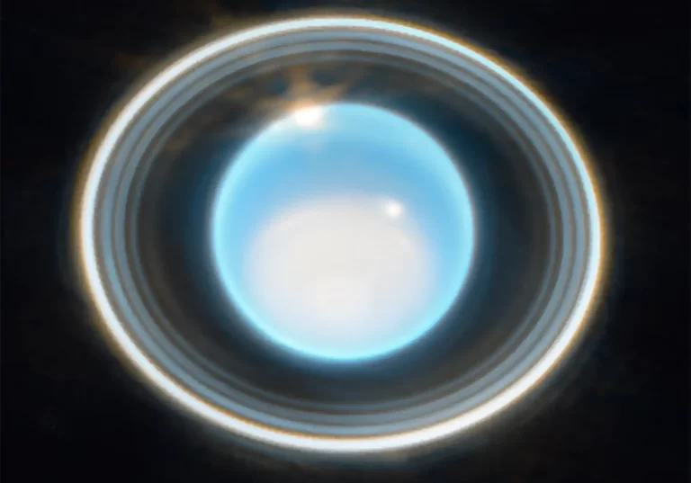 La nueva imagen de los anillos de Urano, el otro gigante del Sistema Solar