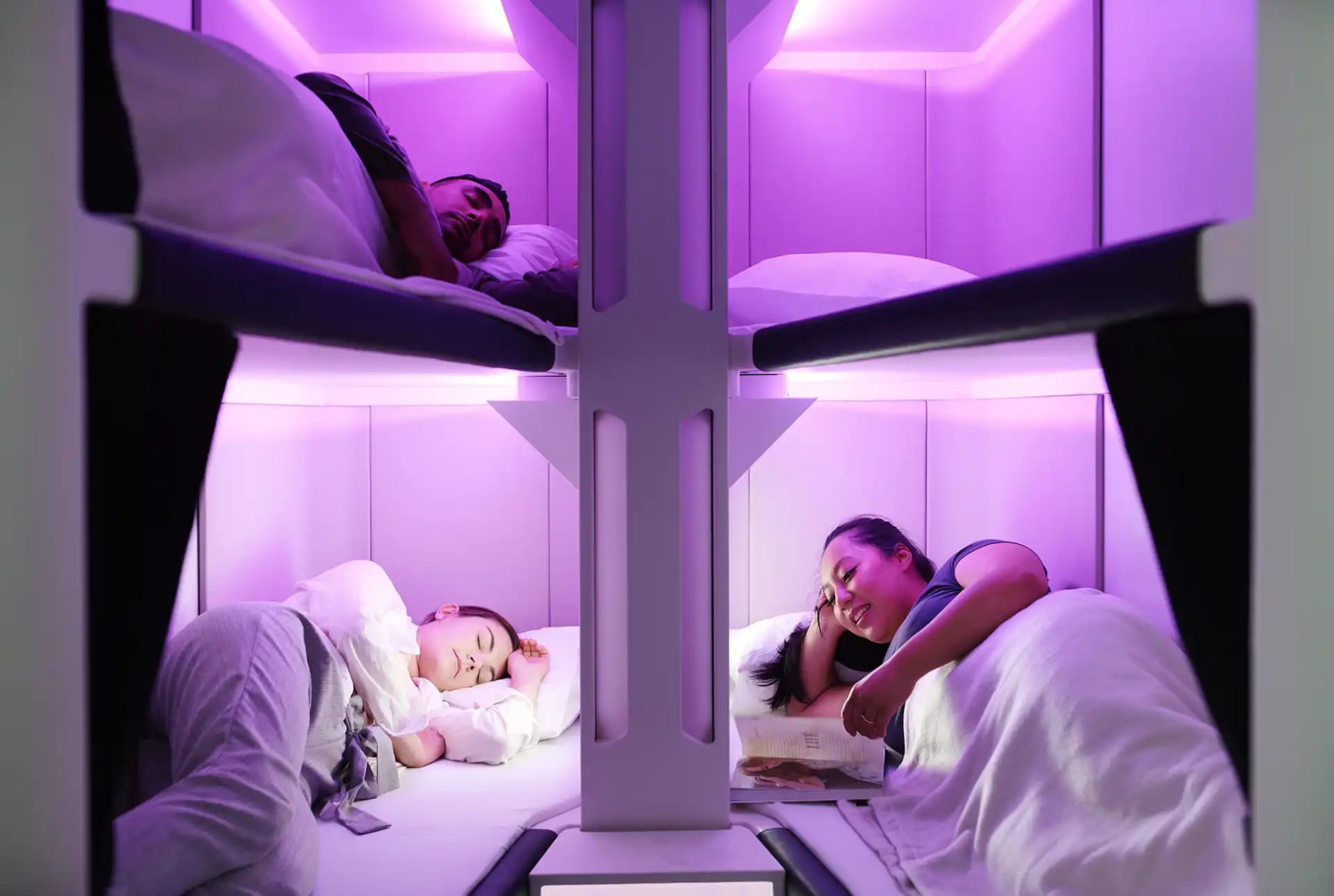 Skynest: así son los nuevos asientos cama de Air New Zealand