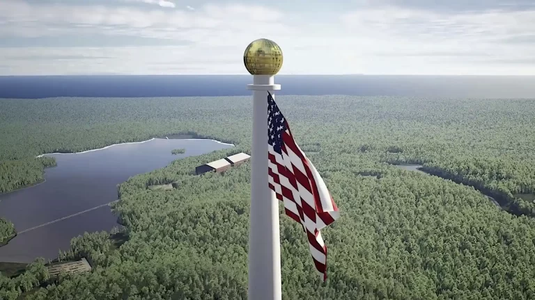 Quieren construir la bandera más alta del mundo a 445 metros de altura