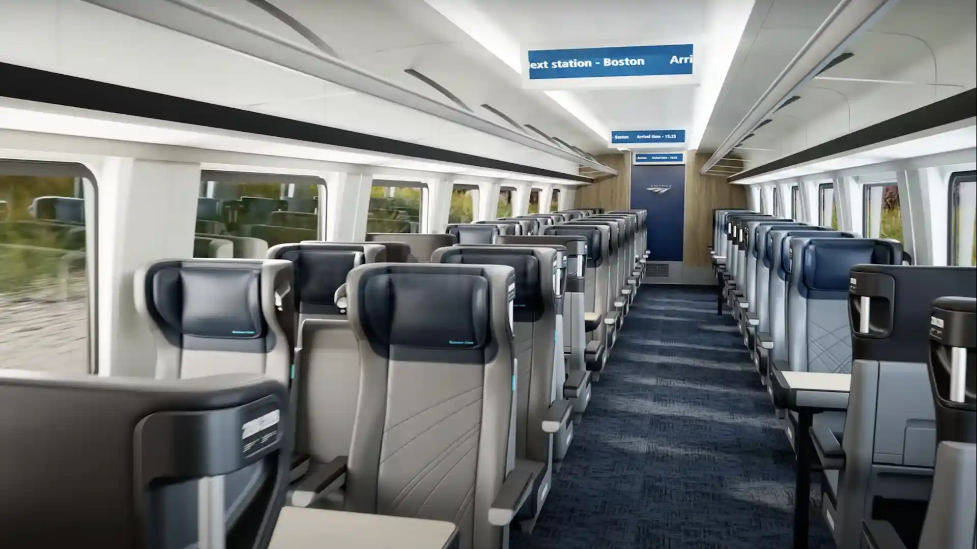 This is how modern Amtrak Airo trains look in pictures