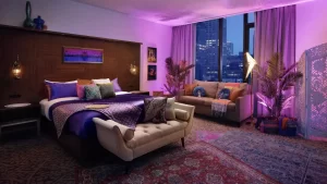 Así es la suite de Aladdin en el hotel Hilton New York Times Square