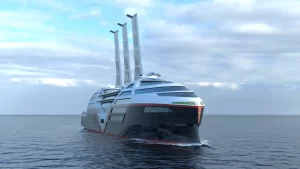 Así es Sea Zero: el nuevo crucero eléctrico con velas solares