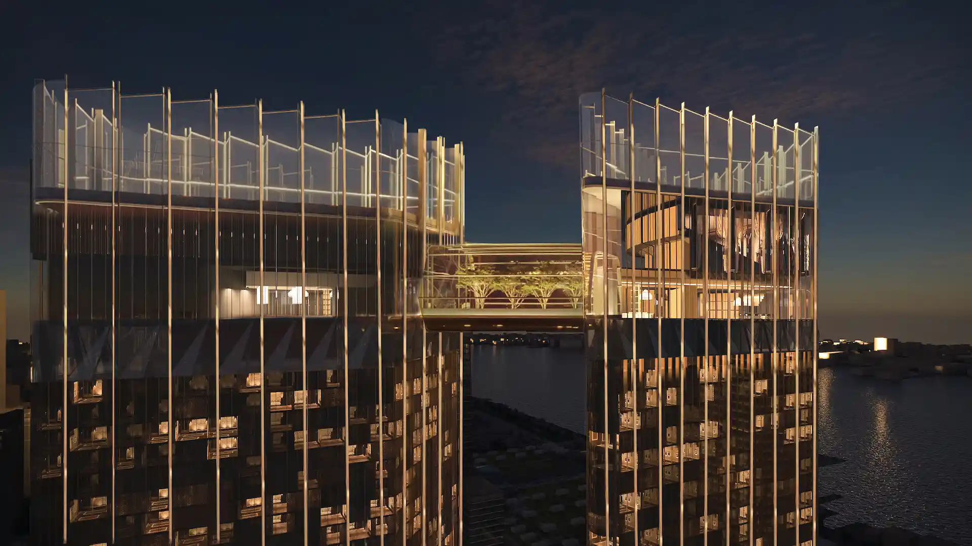 Así es Avenir: nuevo rascacielos doble, hotel y casino en Nueva York