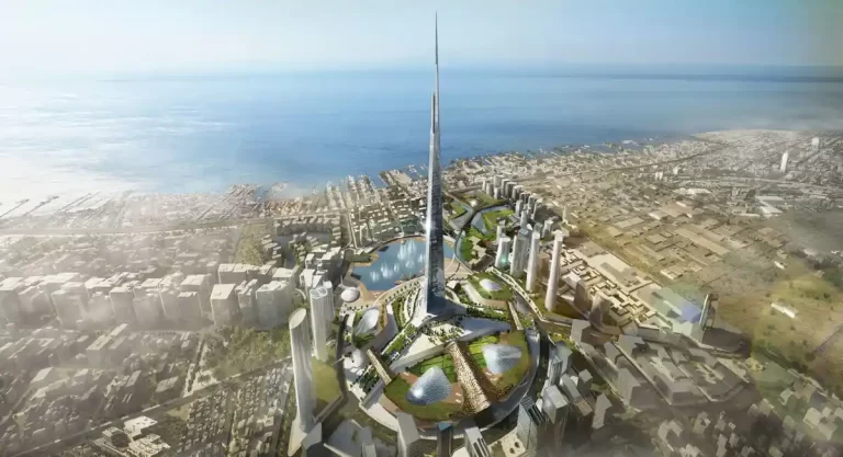 Avanzan la construcción de The Line y Jeddah Tower: rascacielos del futuro