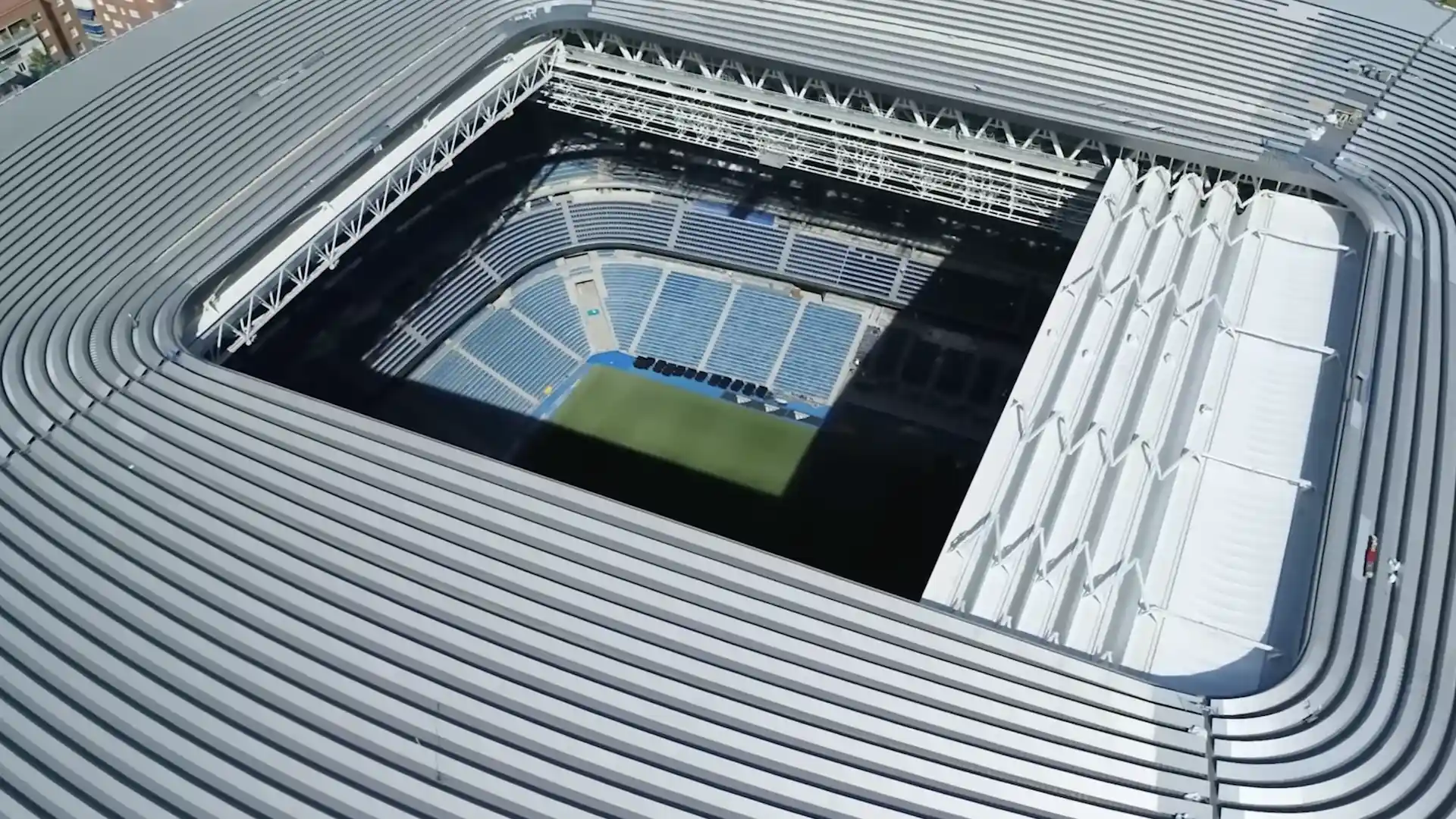 Así avanzan las obras del nuevo estadio del Real Madrid: video