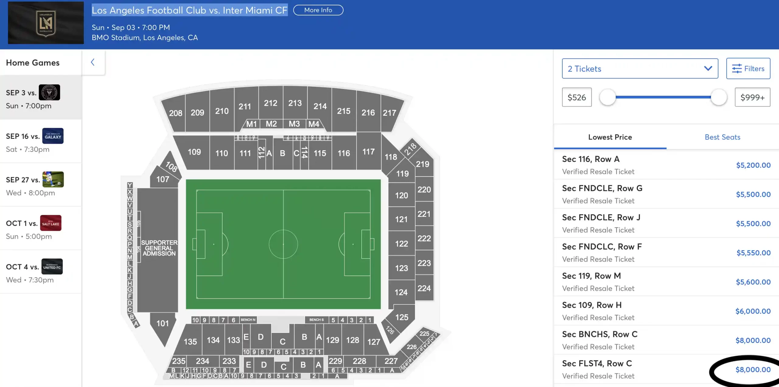 ¿Cuánto cuestan los tickets para ver al Inter Miami? Precios