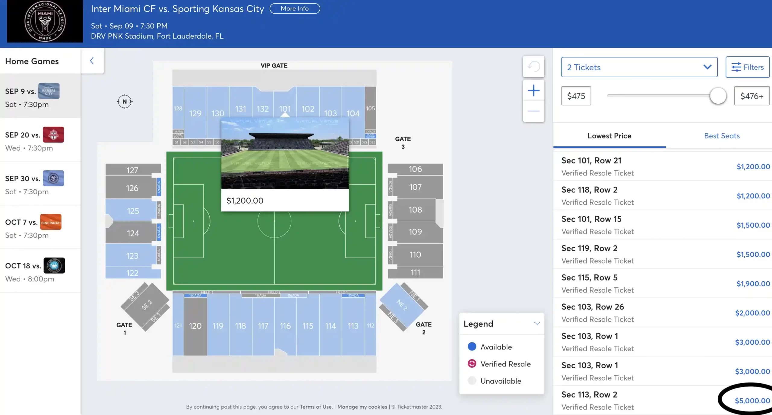¿Cuánto cuestan los tickets para ver al Inter Miami? Precios