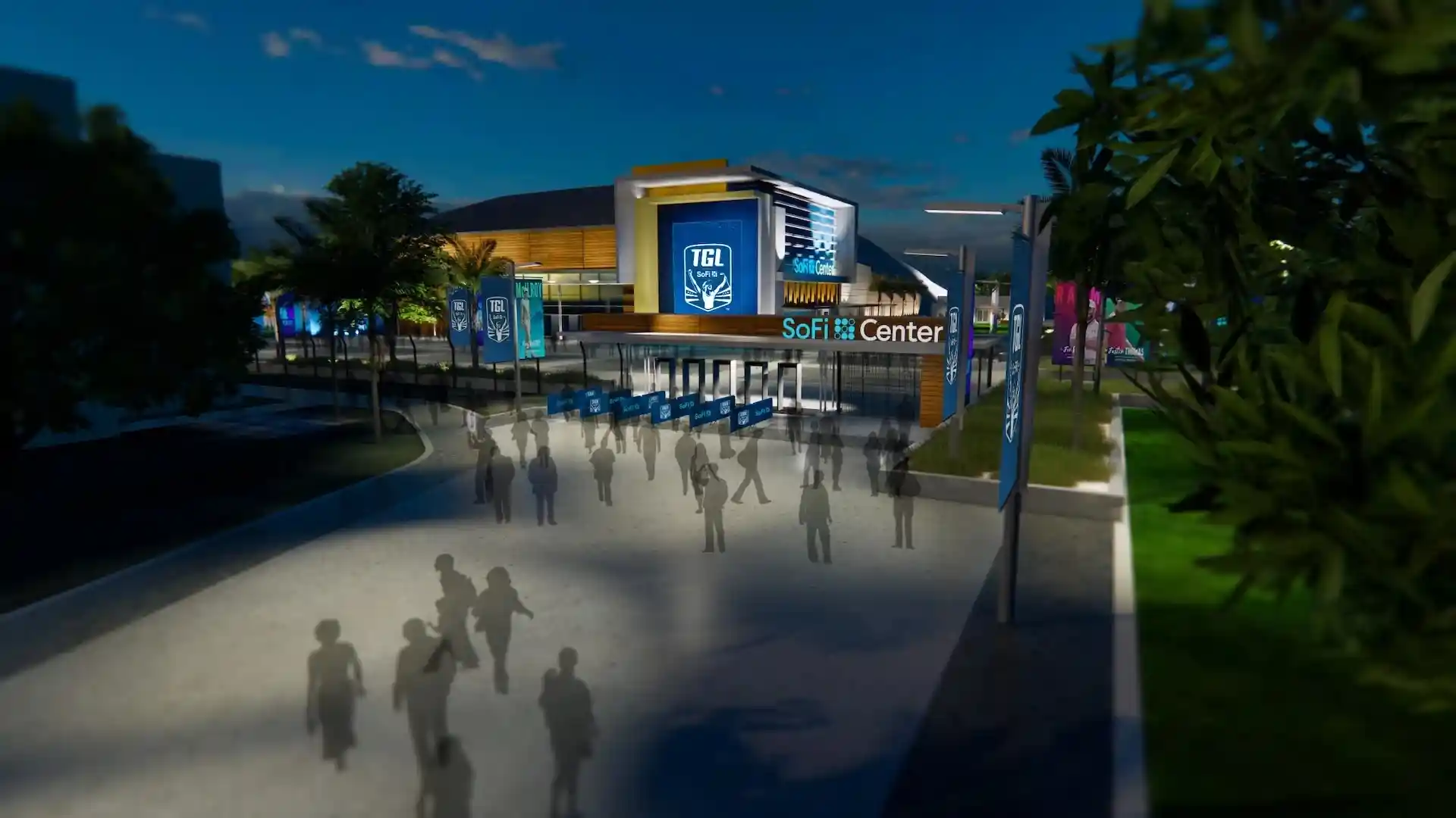 El nuevo estadio en Palm Beach para la TGL: la liga de golf virtual de Tiger Woods