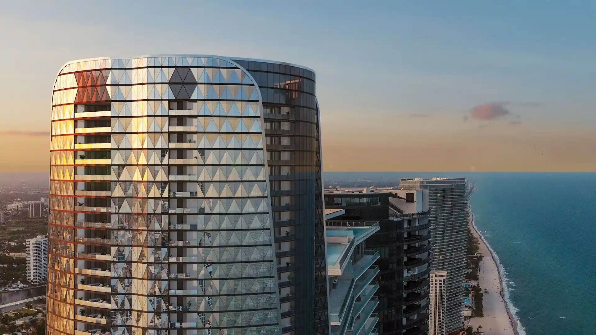 Avanzan las obras del rascacielos de Bentley en Miami: imágenes