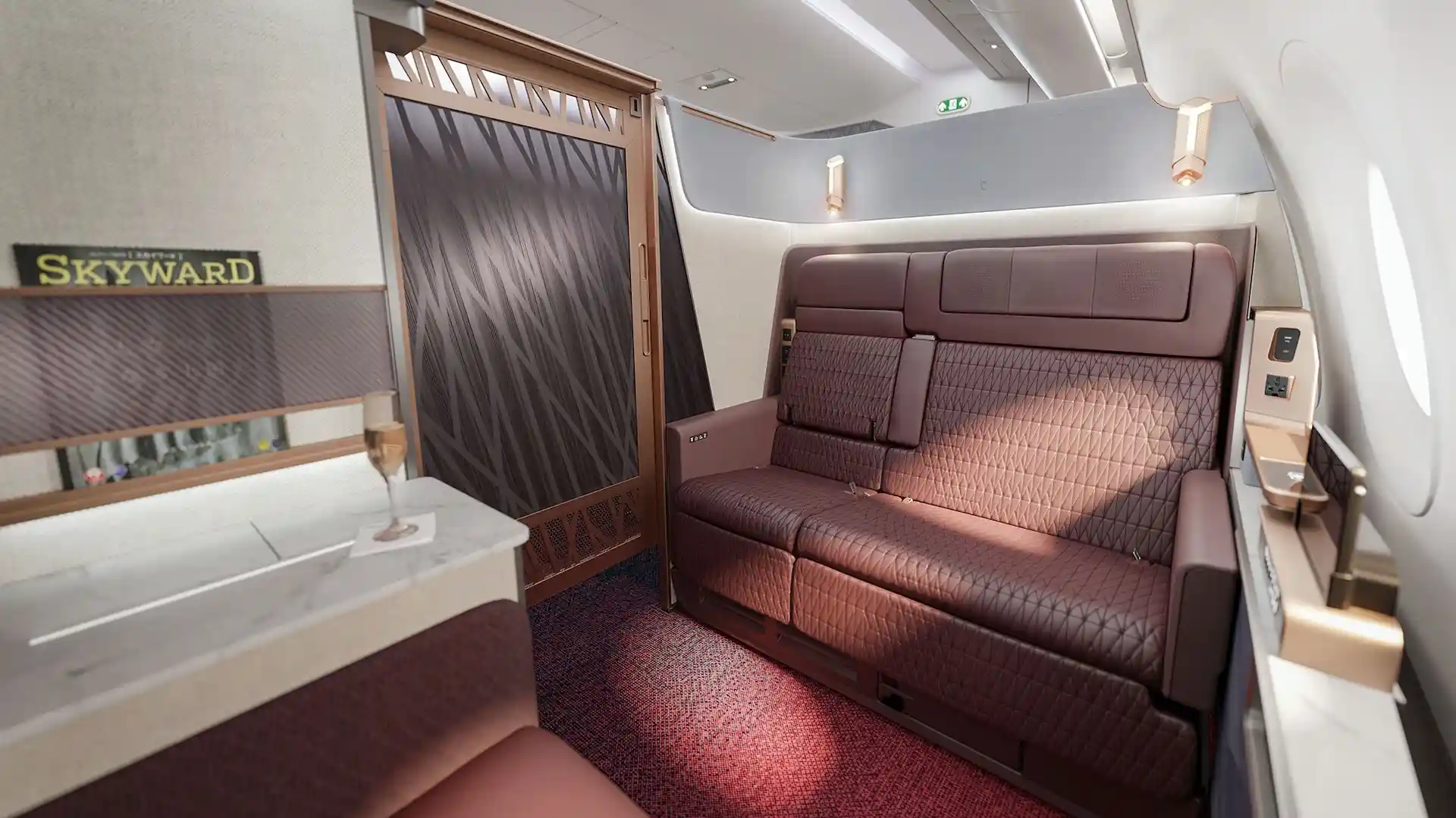 Así son los nuevos asientos en Business y First Class de Japan Airlines