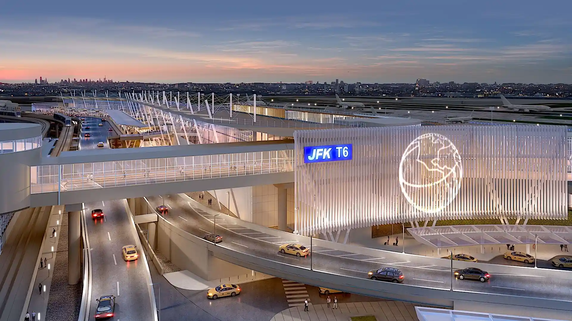 Así quedará la Terminal 6 del aeropuerto JFK de Nueva York: imágenes