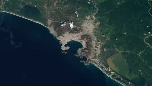 Así se ve Acapulco desde el espacio tras el huracán Otis