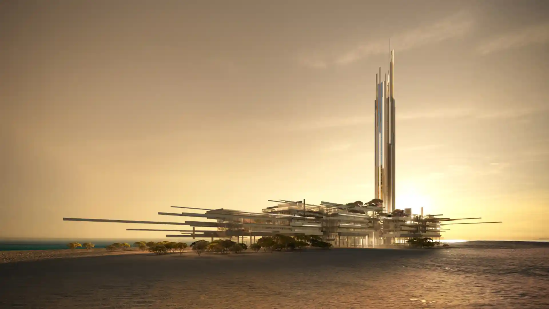 Los creadores de The Line lanzan Epicon: nuevos rascacielos y hoteles de lujo