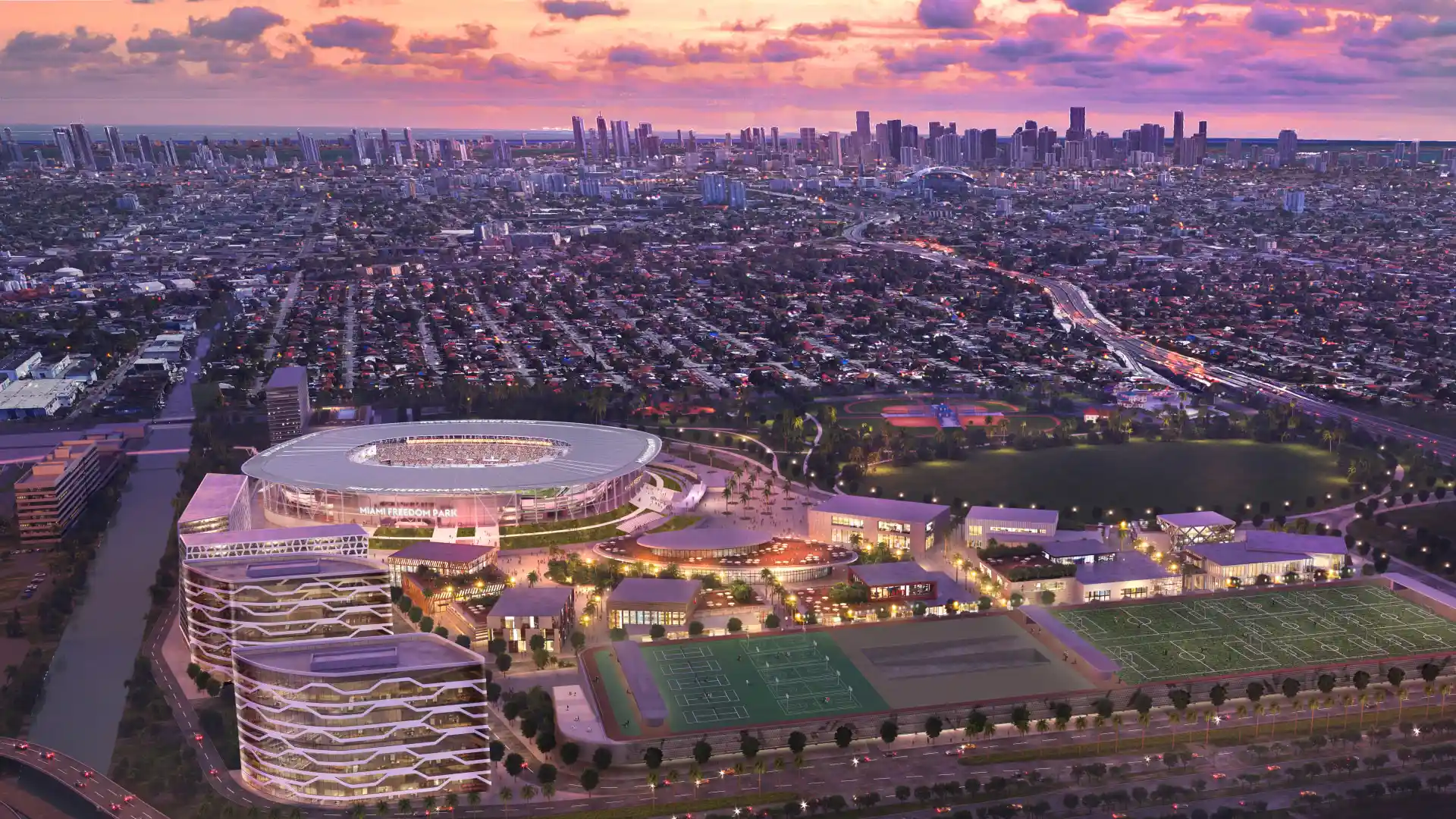 Avanza la construcción del nuevo estadio del Inter Miami: video