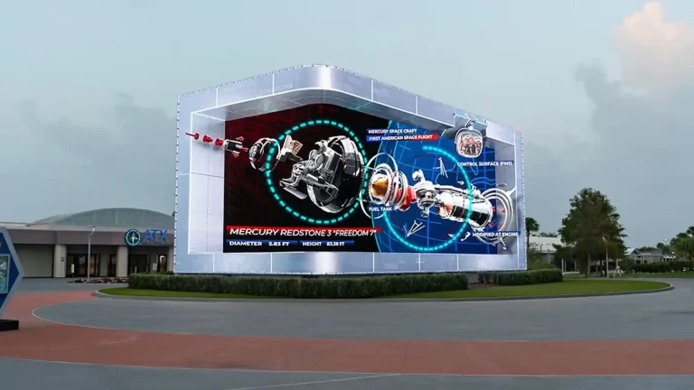 La nueva atracción de la NASA en Florida: una pantalla 3D de 10 metros de altura