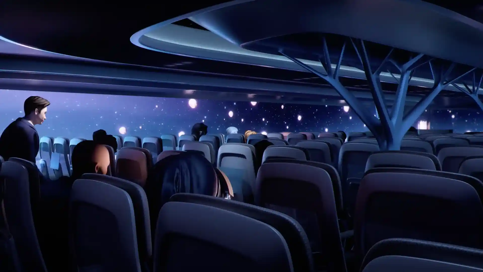 Así serán los nuevos aviones de Airbus: Airspace Cabin Vision 2035