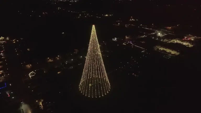 ¿Dónde está el árbol de Navidad más alto del mundo y cuánto mide?